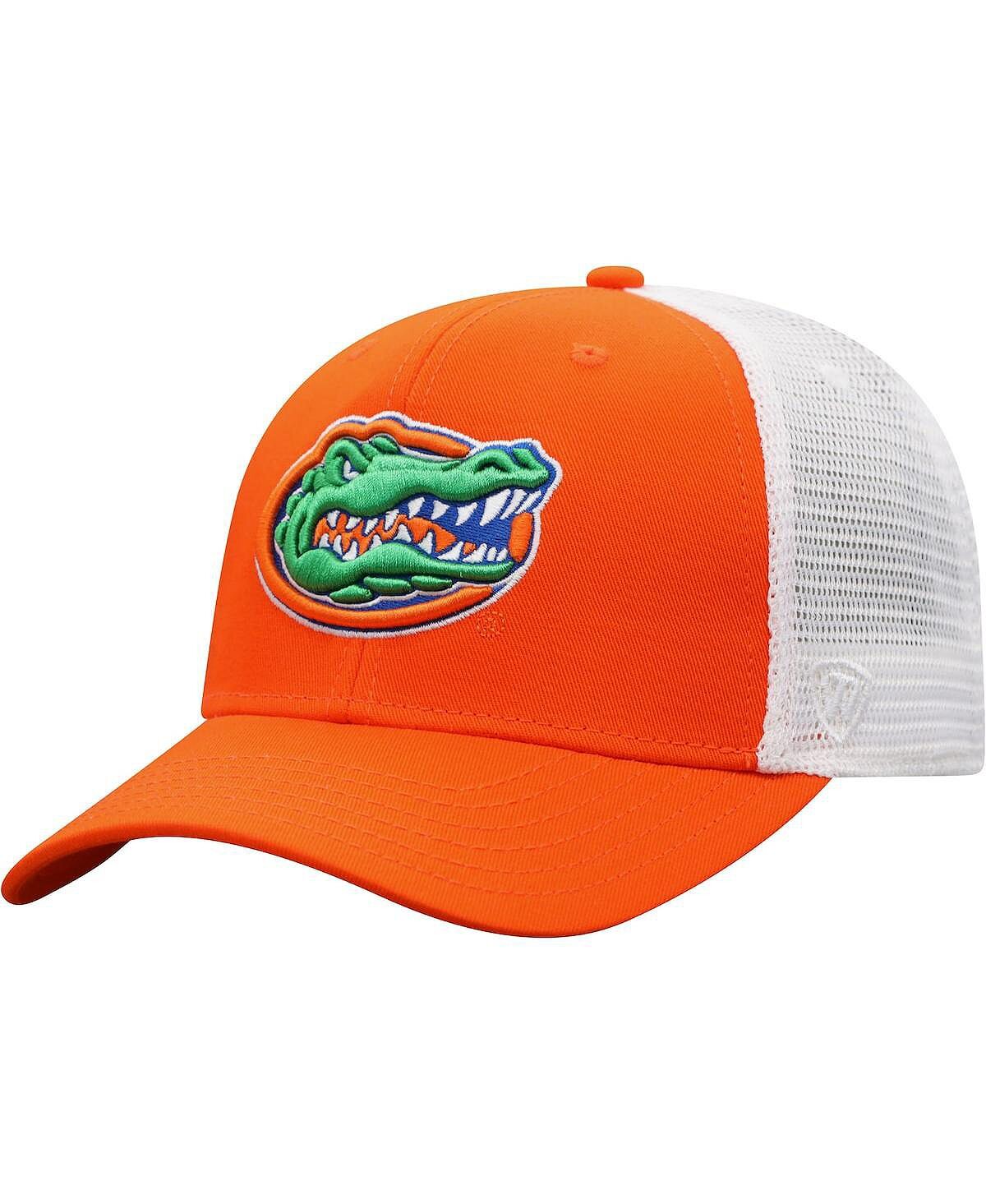 

Мужская оранжево-белая кепка Florida Gators Trucker Snapback Top of the World