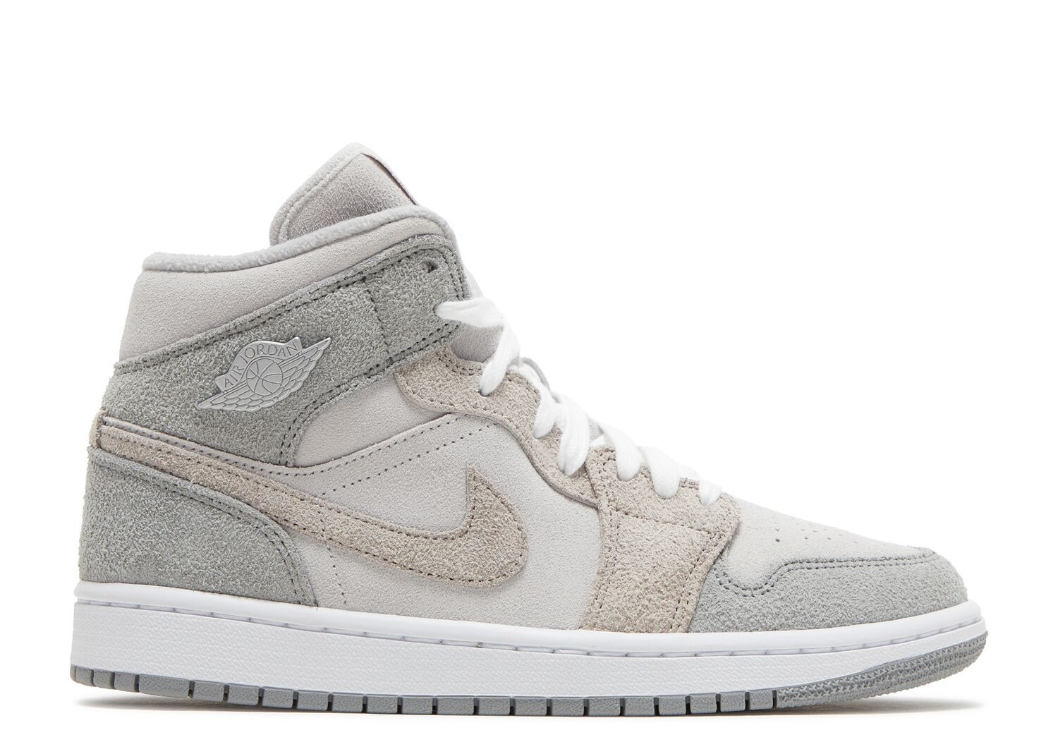 

Кроссовки Air Jordan Wmns Air Jordan 1 Mid Se 'Particle Grey', серый