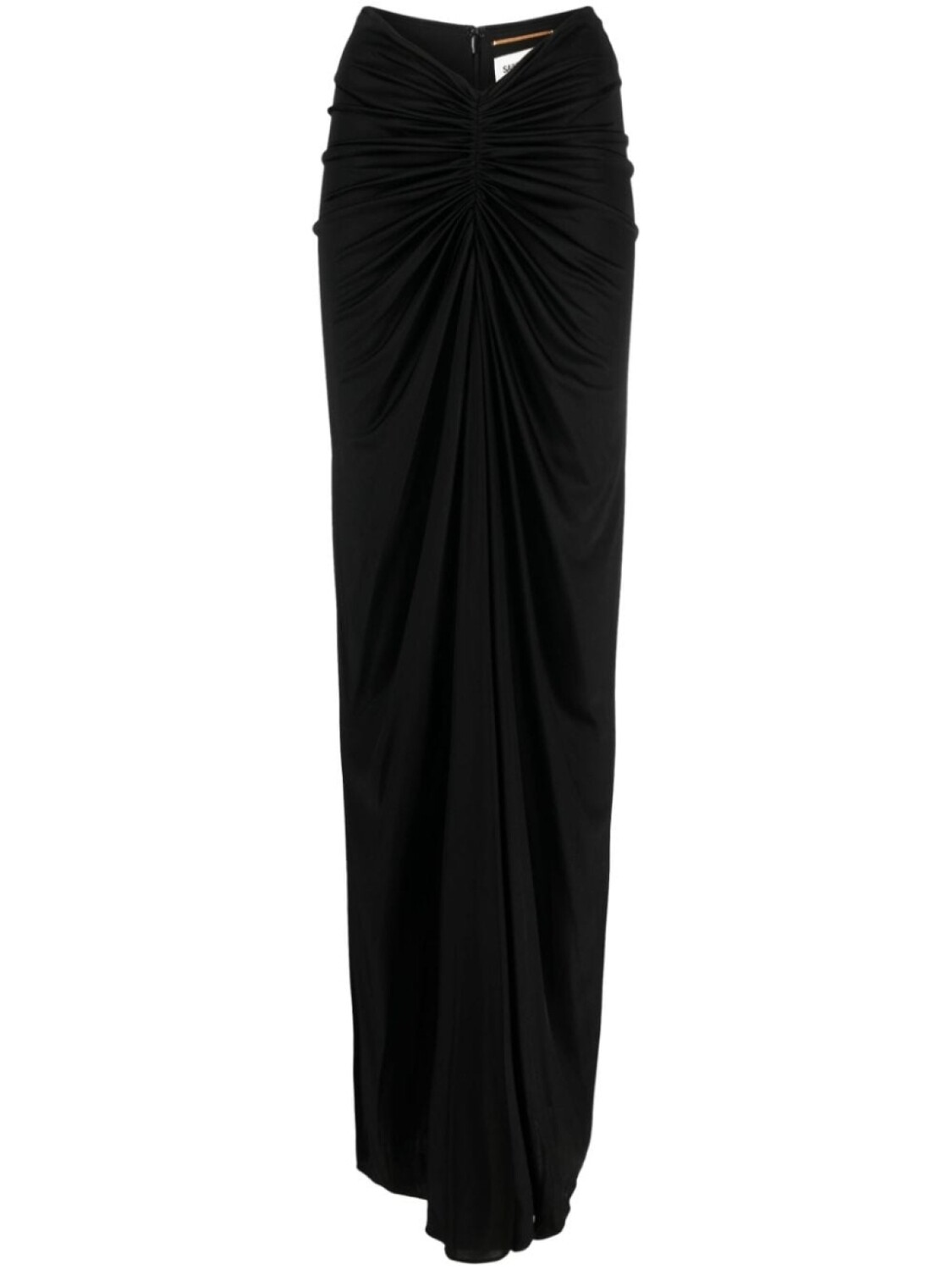 

Saint Laurent платье без бретелей, черный