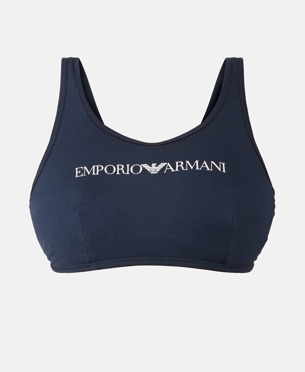 

Спортивный бюстгальтер Emporio Armani, темно-синий