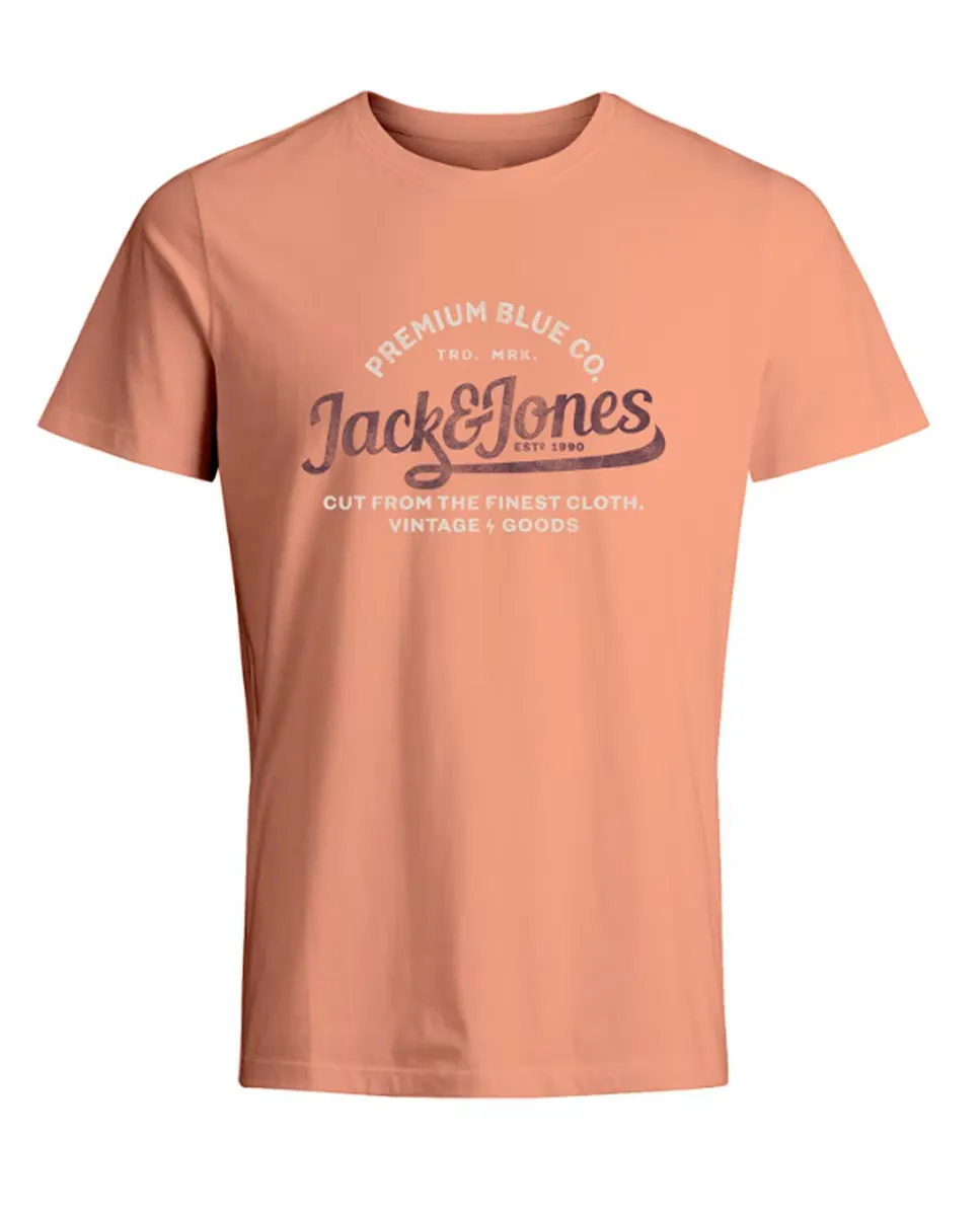 

Мужская футболка с короткими рукавами и принтом спереди Jack & Jones, мультиколор