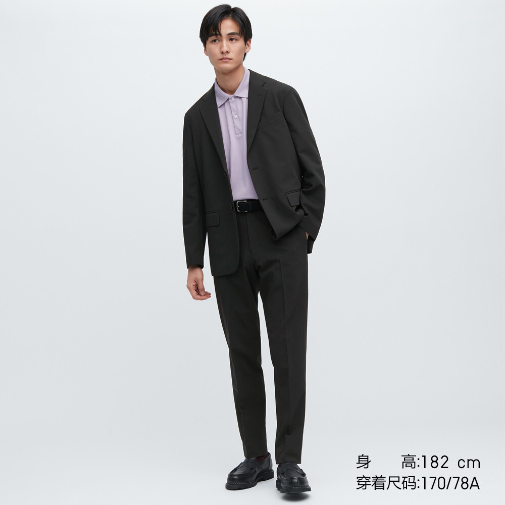 

Брюки Uniqlo короткие эластичные повседневные, черный