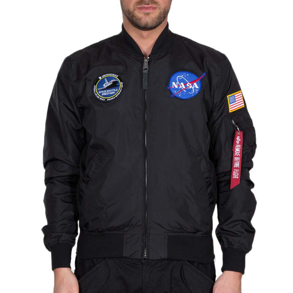 Куртка Alpha Industries MA-1 TT NASA Reversible II, черный
