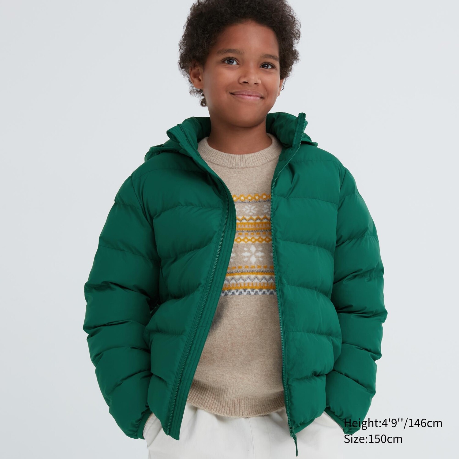 

Моющаяся парка KIDS PUFFTECH UNIQLO, зеленый