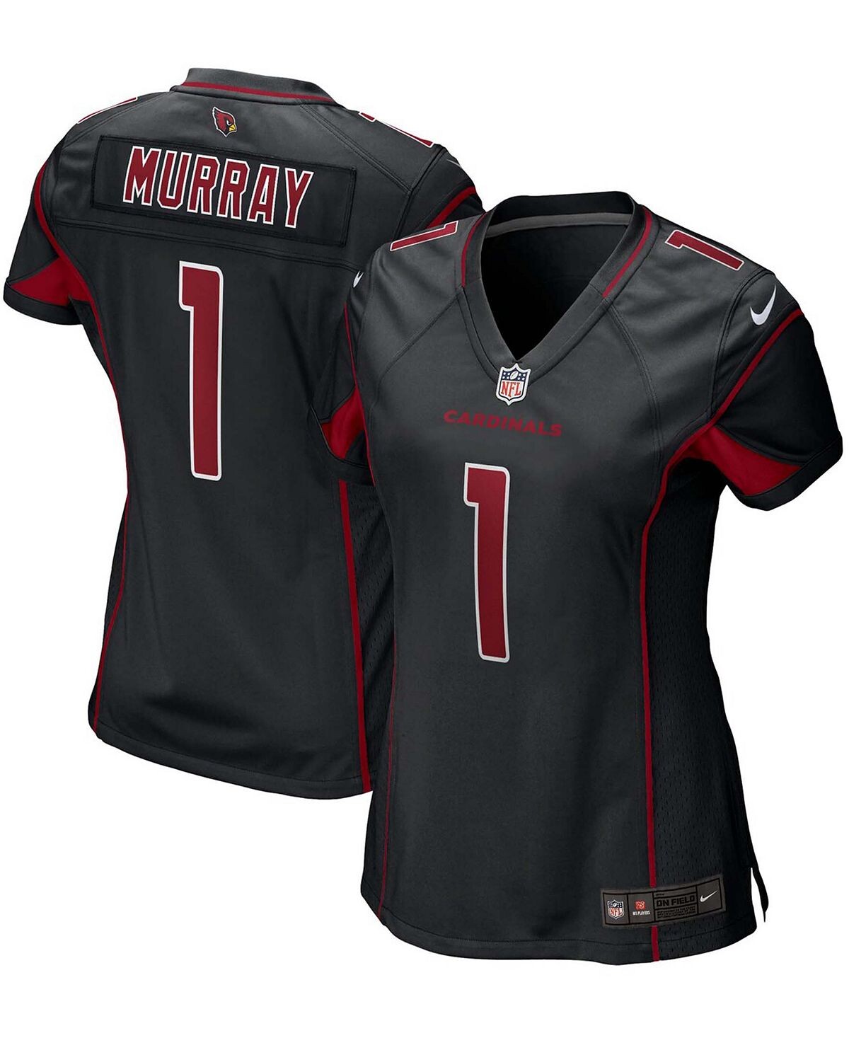 

Женская футболка Kyler Murray Black Arizona Cardinals Alternate Game Player Nike, черный