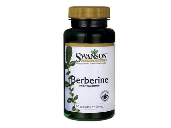 Swanson, Берберин 400 мг, 60 капсул sunergetic берберин 600 мг 60 капсул
