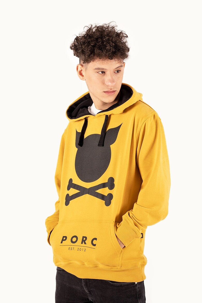 

Толстовка с логотипом Porc, черный