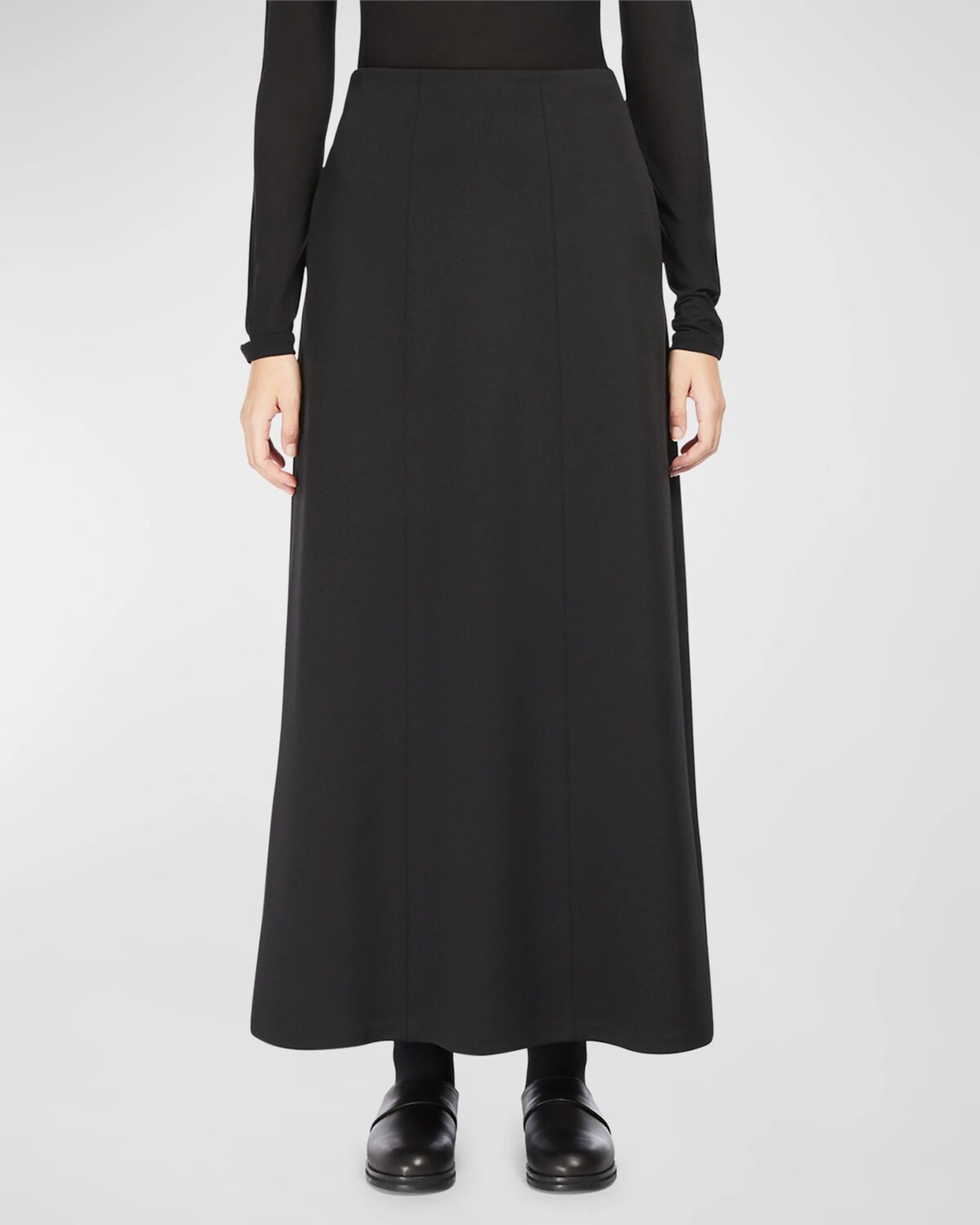 

Юбка макси Деррик Max Mara Leisure, черный