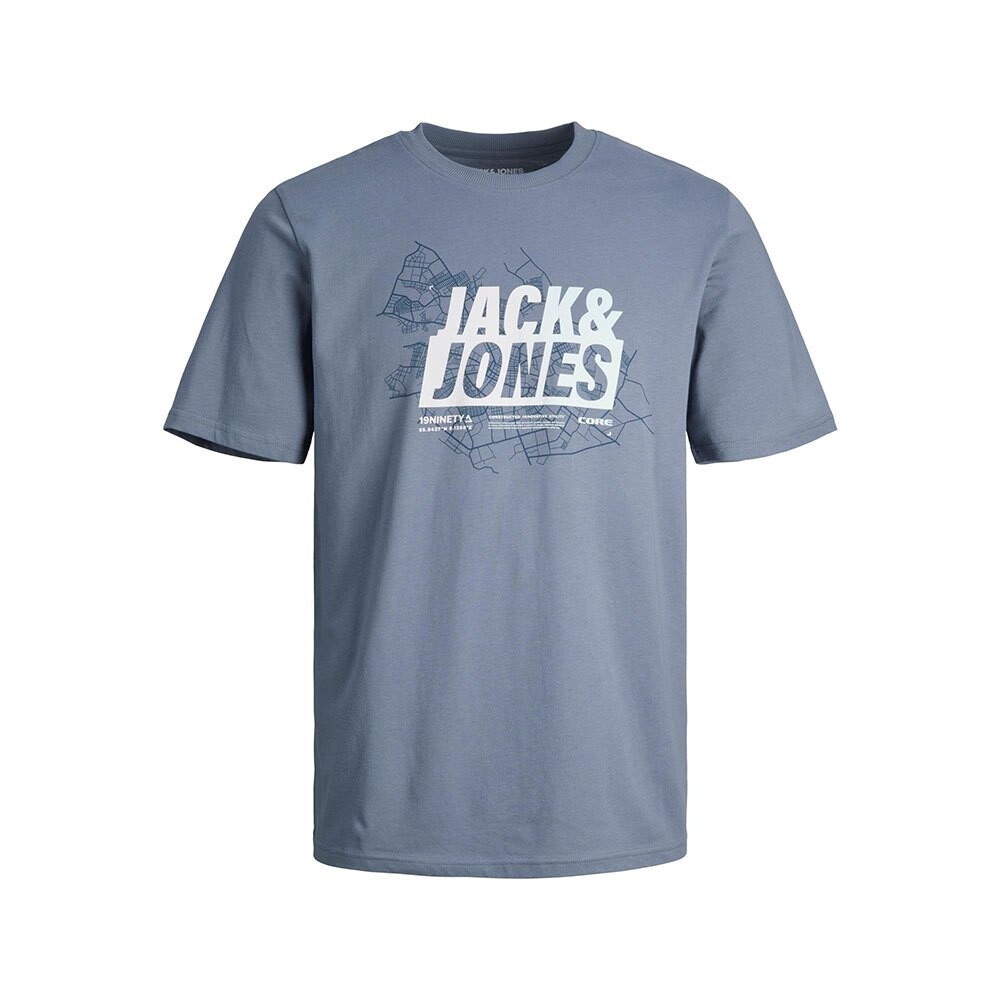 

Футболка с коротким рукавом Jack & Jones 12261476 Map Summer Logo, синий