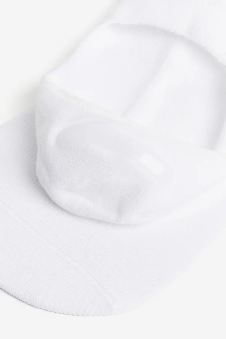 Упаковка из 3 носков-кроссовок H&M, белый упаковка из 3 махровых носков h