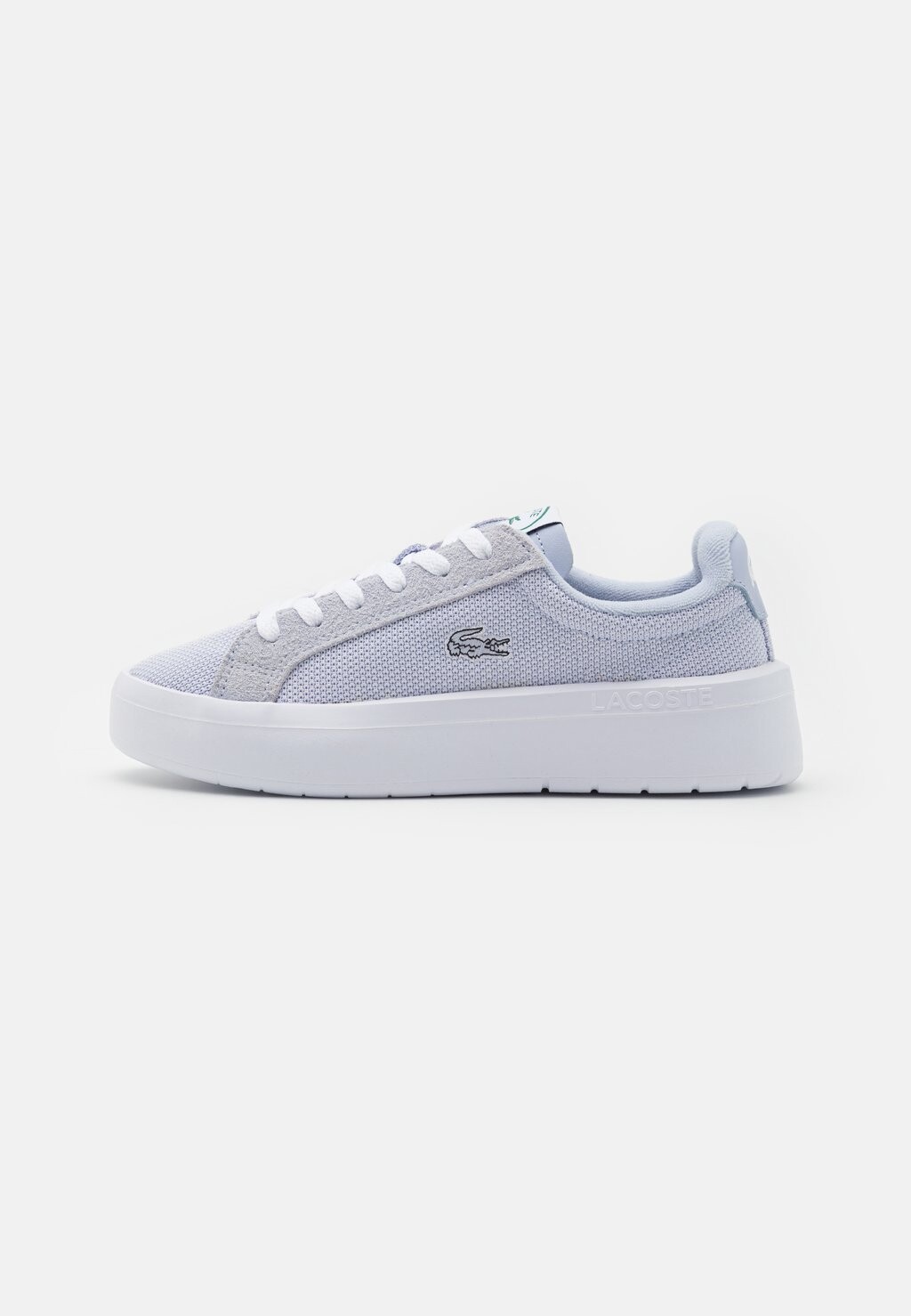 Низкие кроссовки Carnaby Plat Lacoste, цвет light blue/white низкие кроссовки lineshot lacoste цвет white light blue