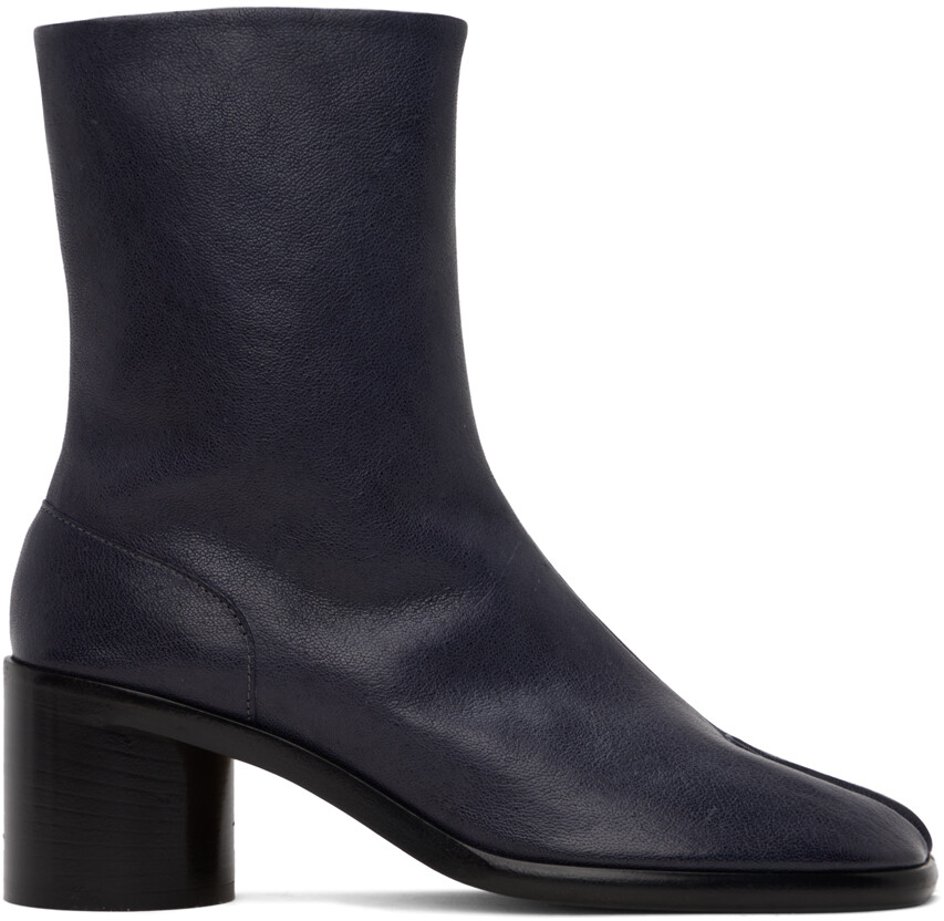 

Синие ботильоны Tabi Maison Margiela