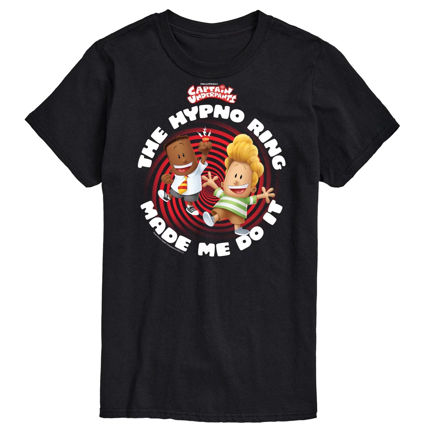 

Мужские трусы Captain Underpants Футболка Hypno Ring с рисунком Licensed Character