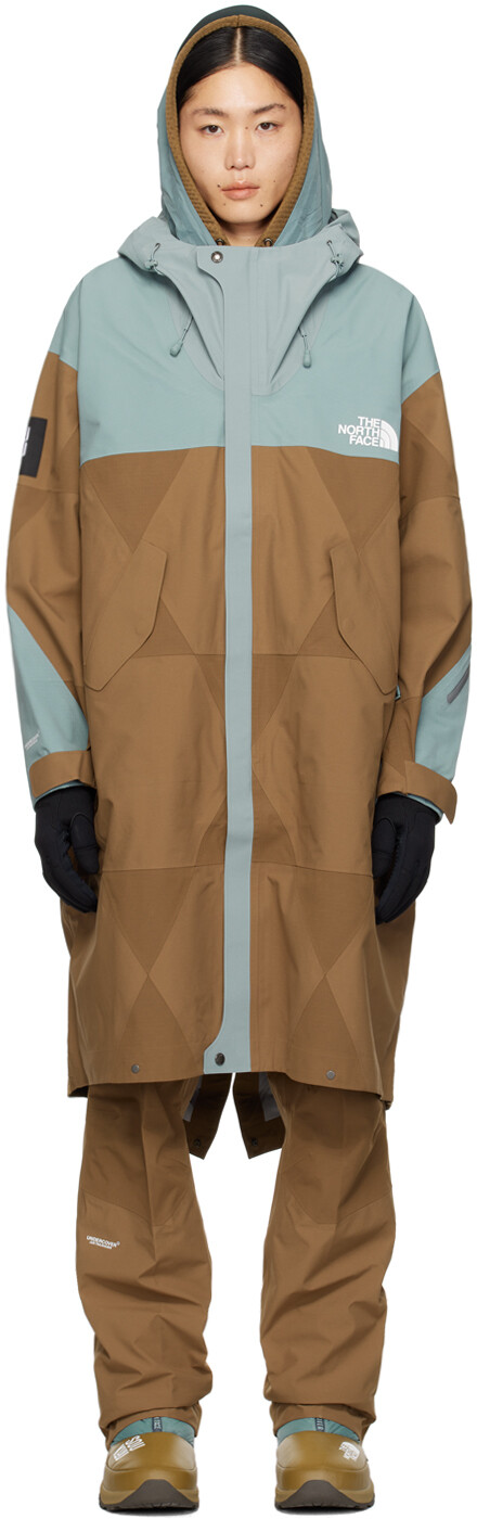 

Коричневый и синий геодезическое пальто The North Face Edition Undercover