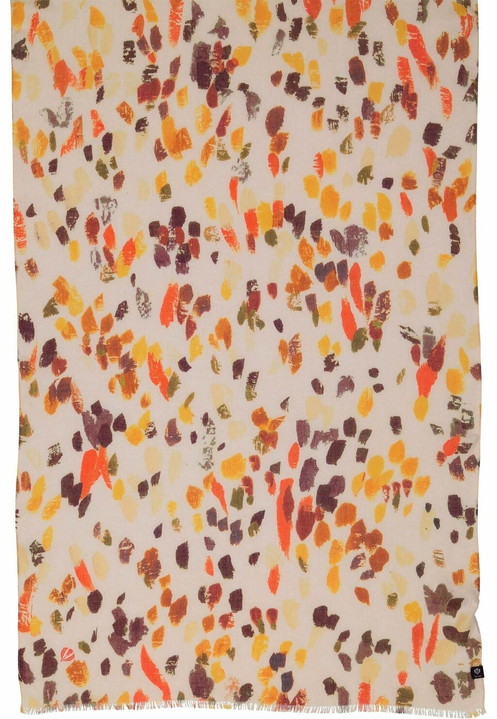 

Шарф FLORAL PRINT MADE IN ITALY FRAAS, коричневый