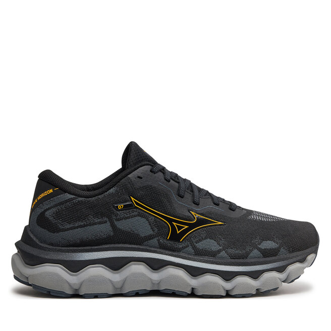 

Кроссовки Mizuno Horizon 7 J1GC2426 Black/Citrus/Turbulence 4, черный