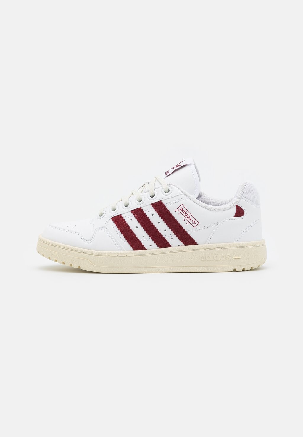 

Кроссовки adidas Originals Ny 90 Stripes Unisex, обувь белый / коллегиальный бордовый