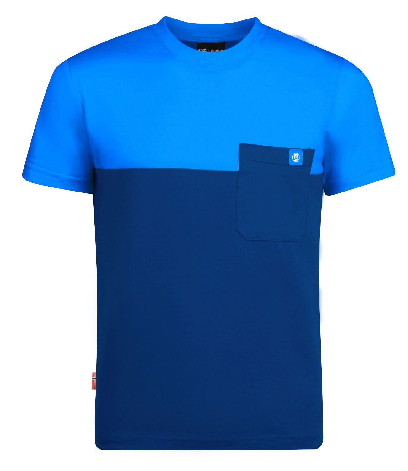 

Футболка Trollkids Bergen, цвет Marineblau/Mittelblau