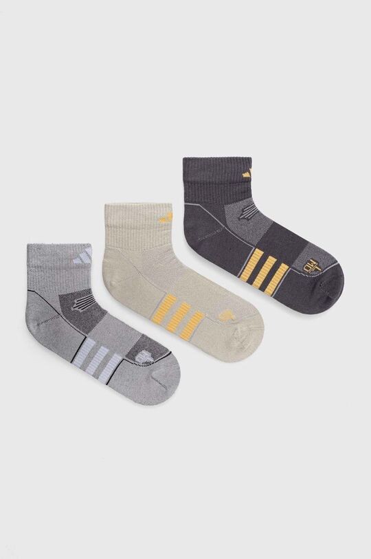 

3 упаковки носков adidas Performance, серый