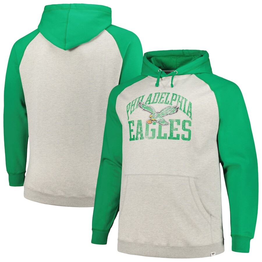 

Пуловер с капюшоном Profile Philadelphia Eagles, серый