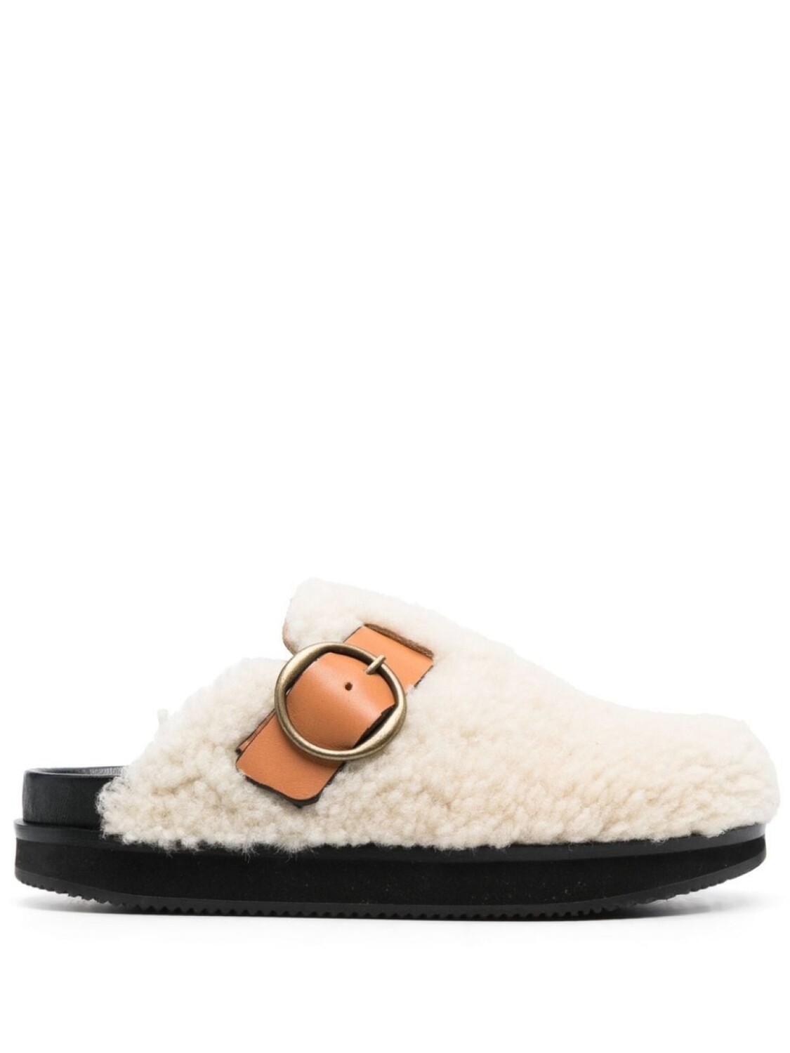 

ISABEL MARANT мюли из шерпы, серый