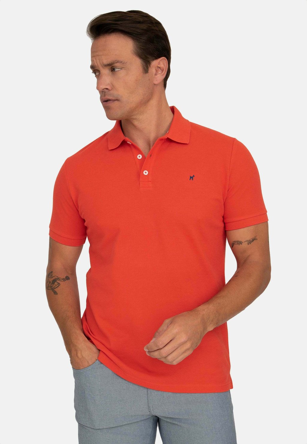 цена Поло Short Sleeve Williot, цвет light orange