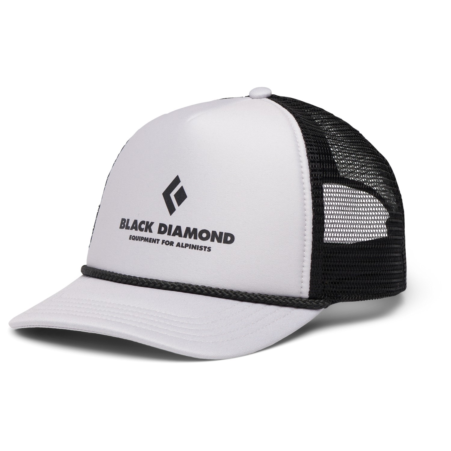Кепка Black Diamond Flat Bill Trucker Hat, цвет Pewter/Black Logo цена и фото
