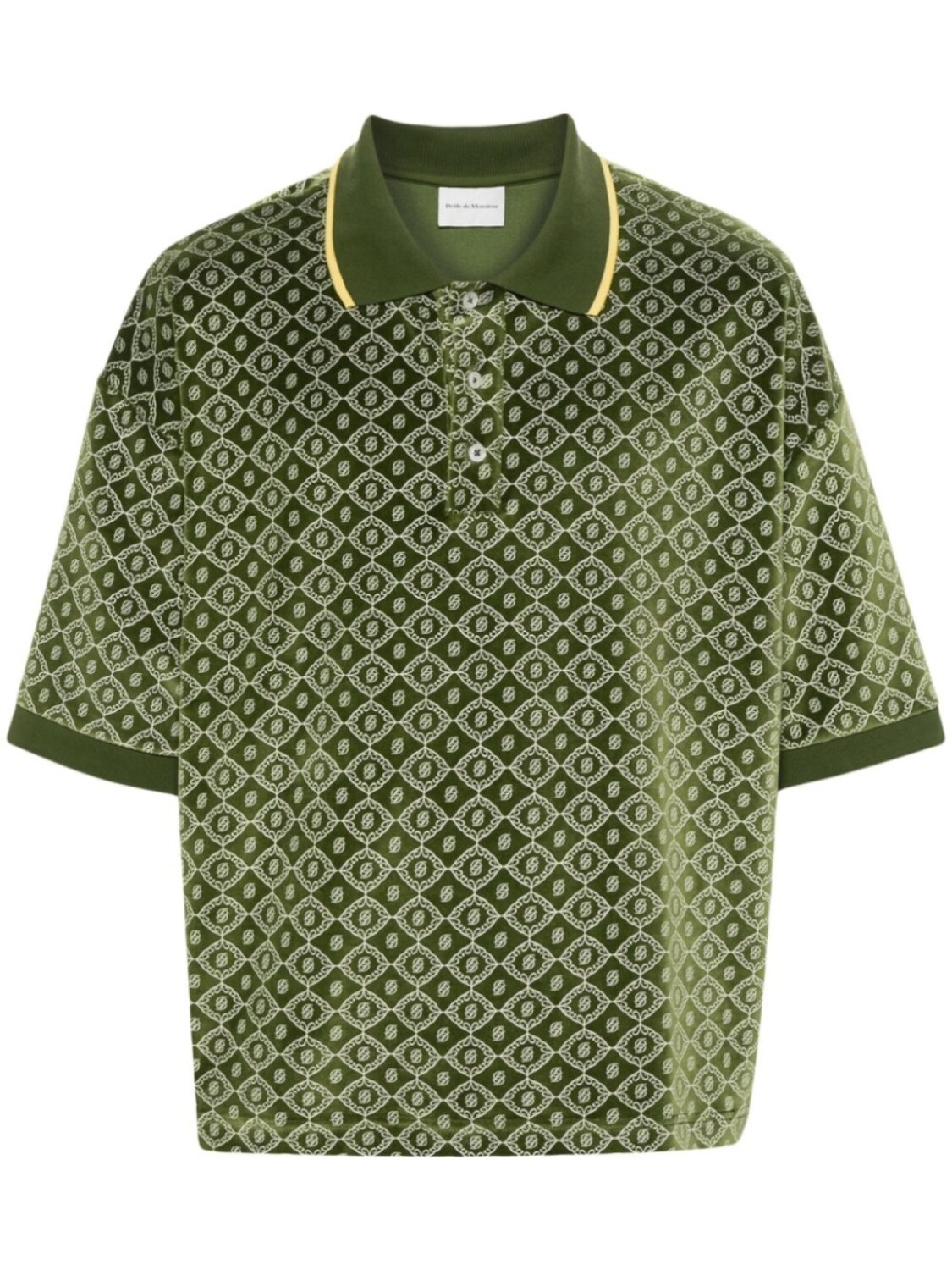 

Drôle De Monsieur рубашка поло Le Polo Monogramme, зеленый