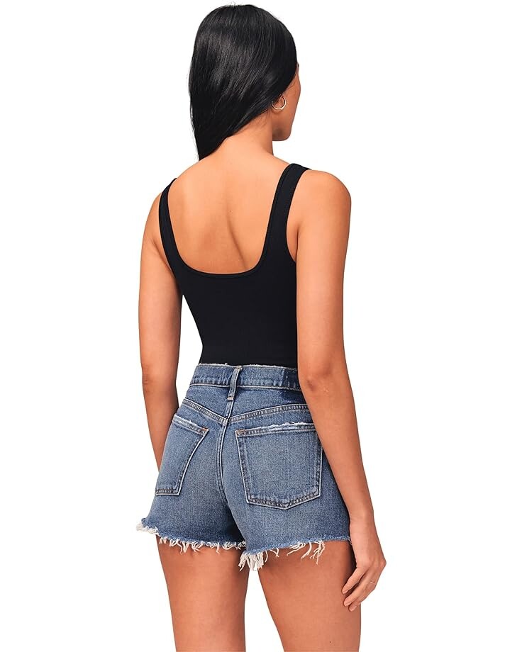 

Шорты Abercrombie & Fitch Mid-Rise Mom Shorts, цвет Dark