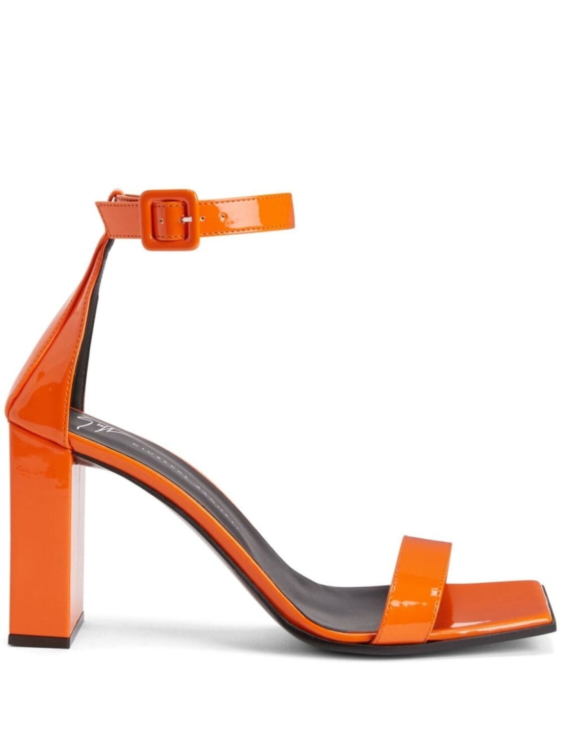 

Giuseppe Zanotti босоножки Shangay Buckle 85, оранжевый