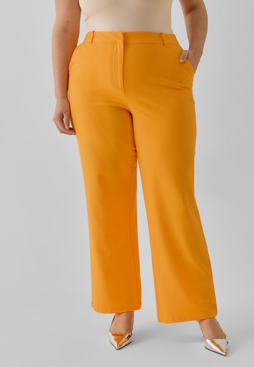 

Брюки Vero Moda Vmjoann Hw Pant D1, морковный завиток, Оранжевый