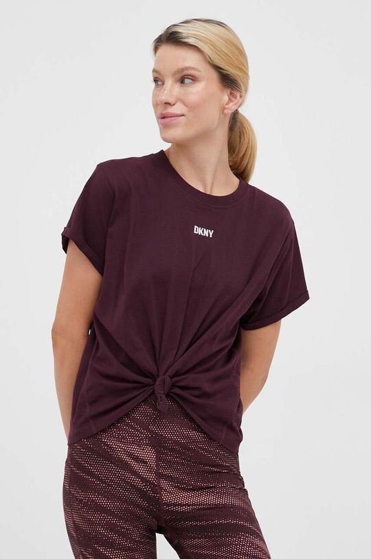 

Хлопковая футболка Dkny DP1T8521 DKNY, бордовый, Красный