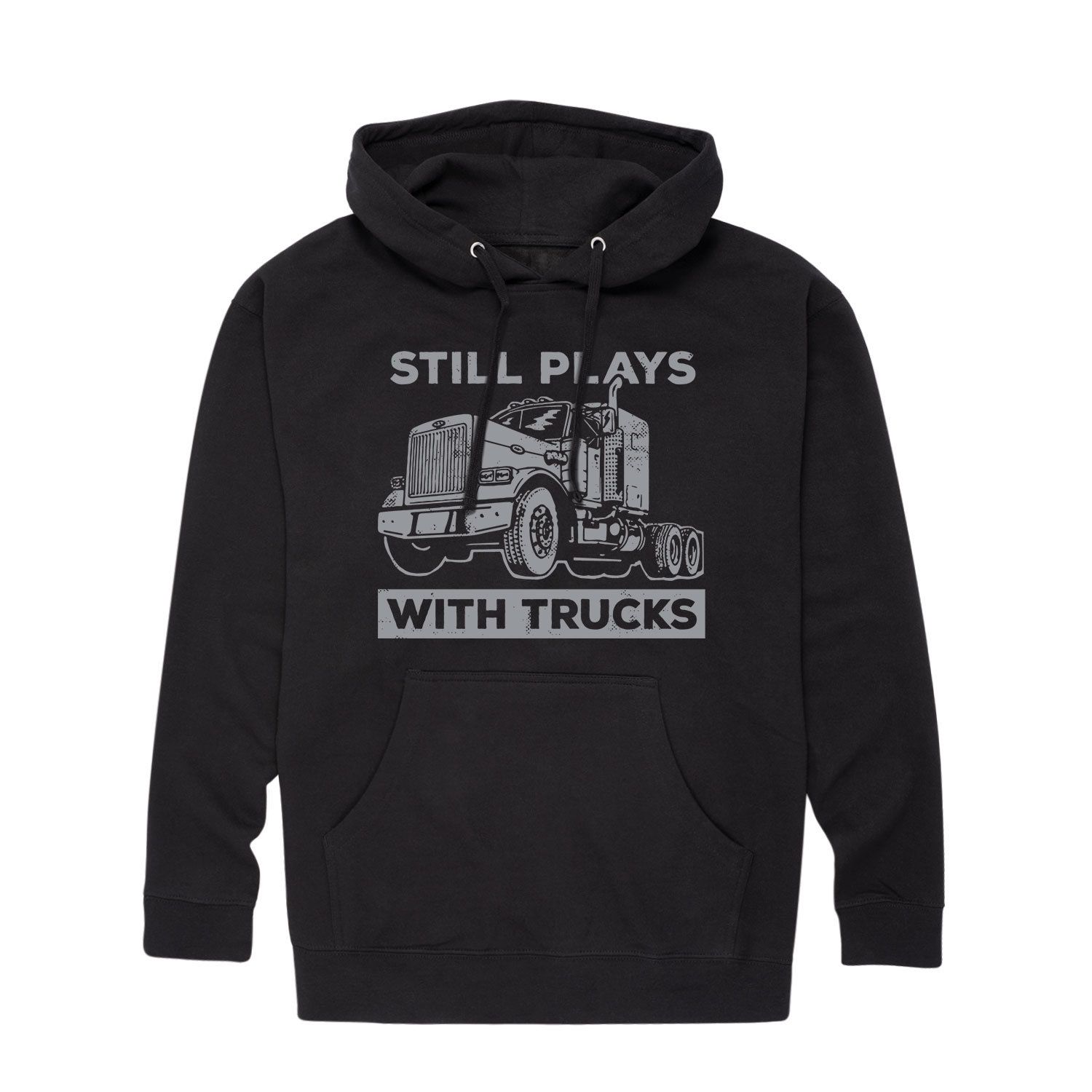 Мужская толстовка с капюшоном Still Plays With Trucks Licensed Character i love someone who still plays with fire trucks t shirt