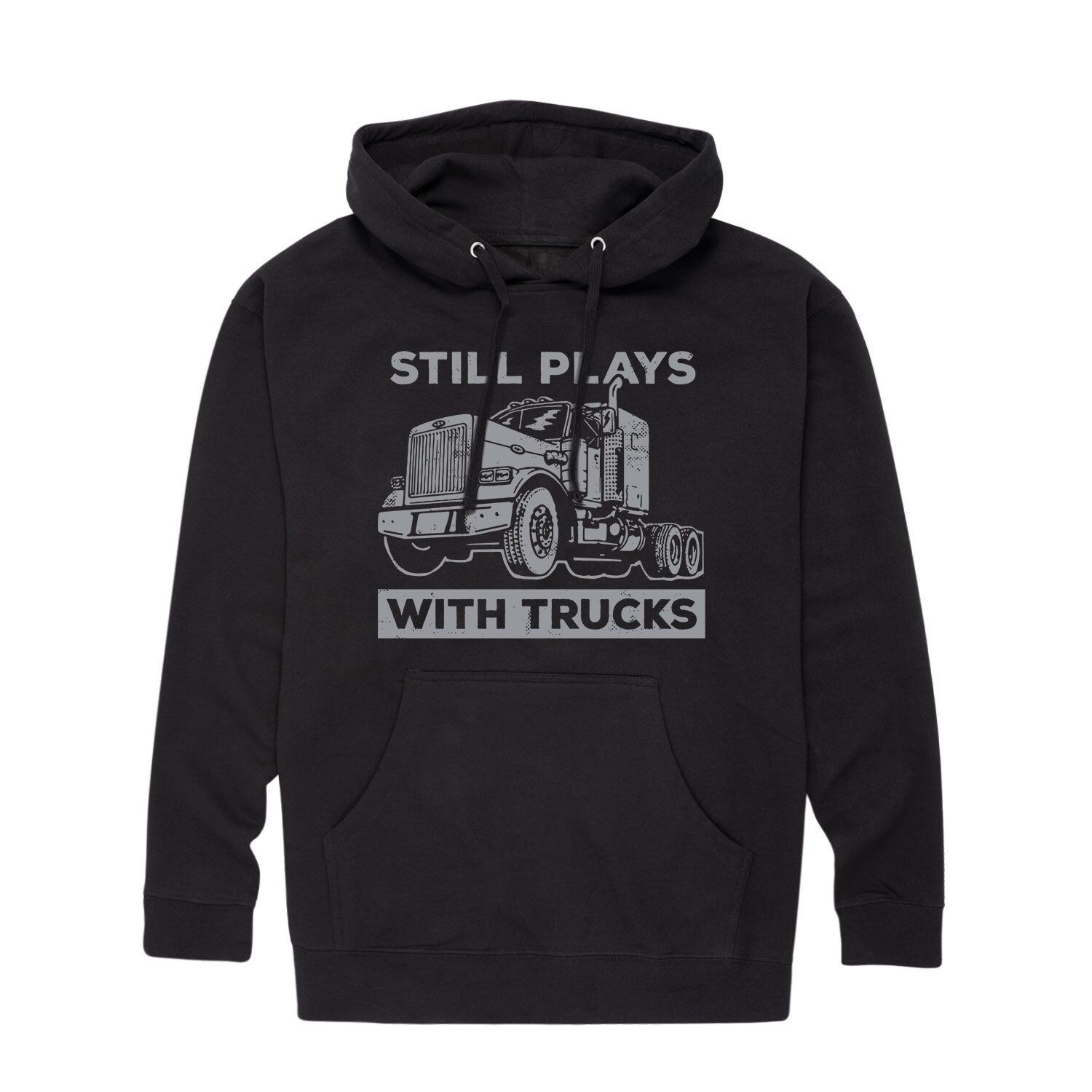 

Мужская толстовка с капюшоном "Still Plays With Trucks" Licensed Character