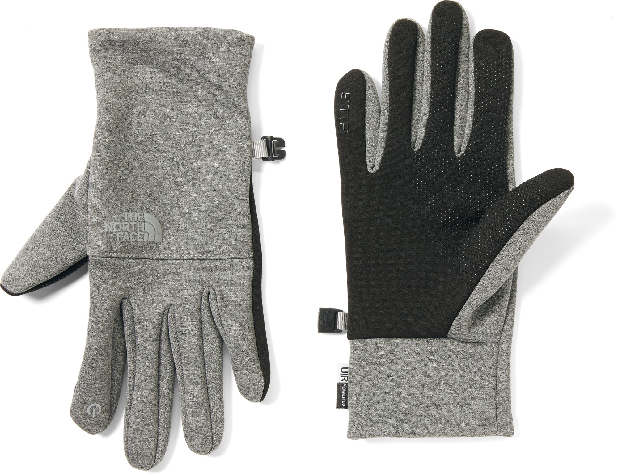 Перчатки Etip из переработанного сырья — мужские The North Face, серый
