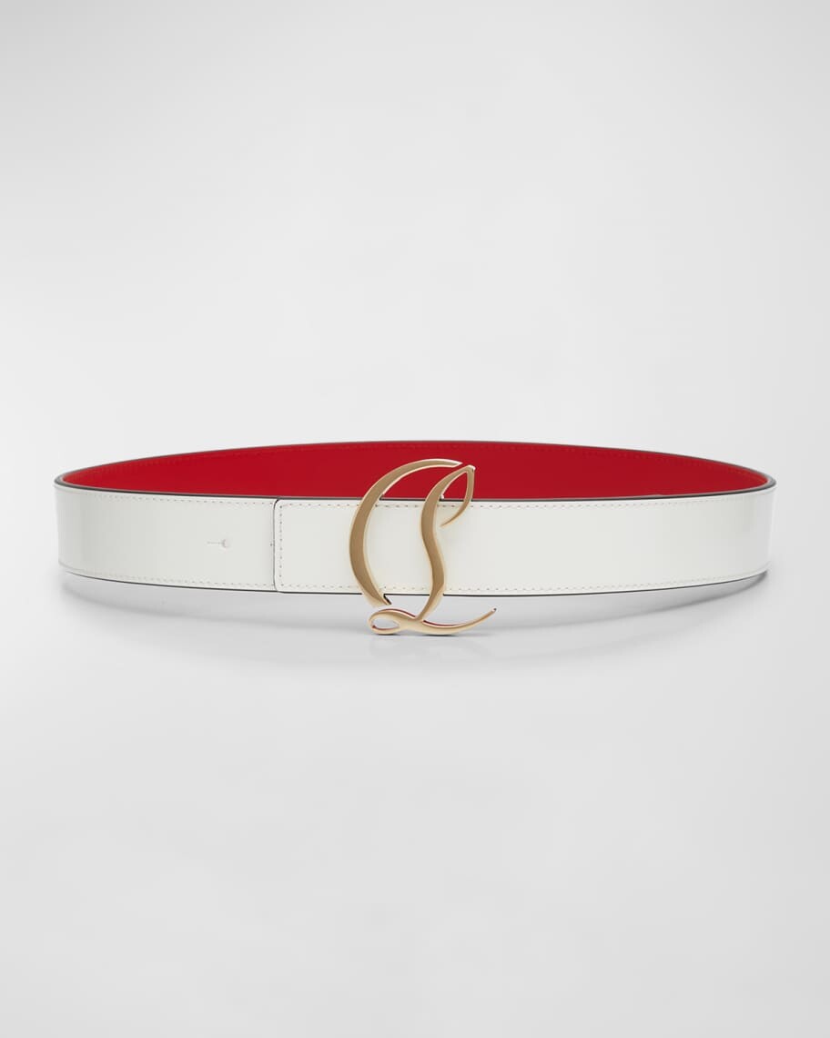 

Кожаный ремень с логотипом CL Christian Louboutin