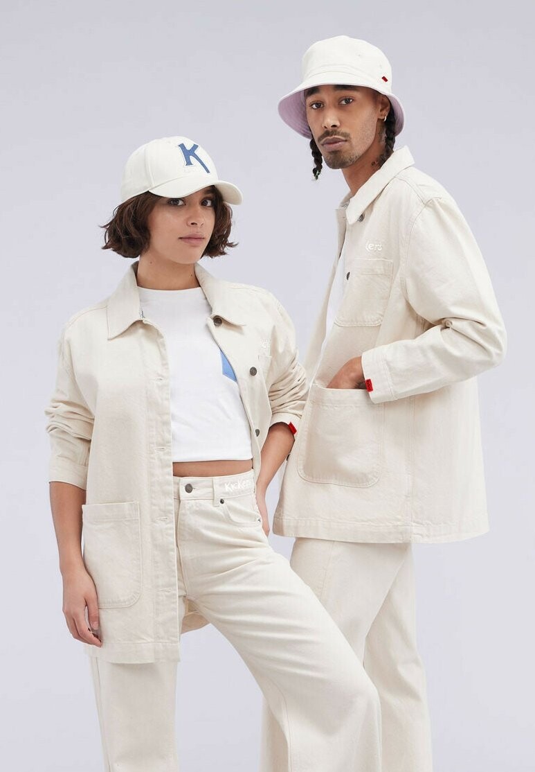 

Короткое пальто Kickers, бежевый