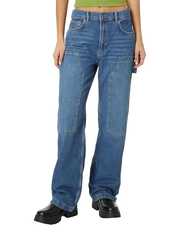 

Джинсы AllSaints Mia Carpenter Jean, цвет Mid Indigo