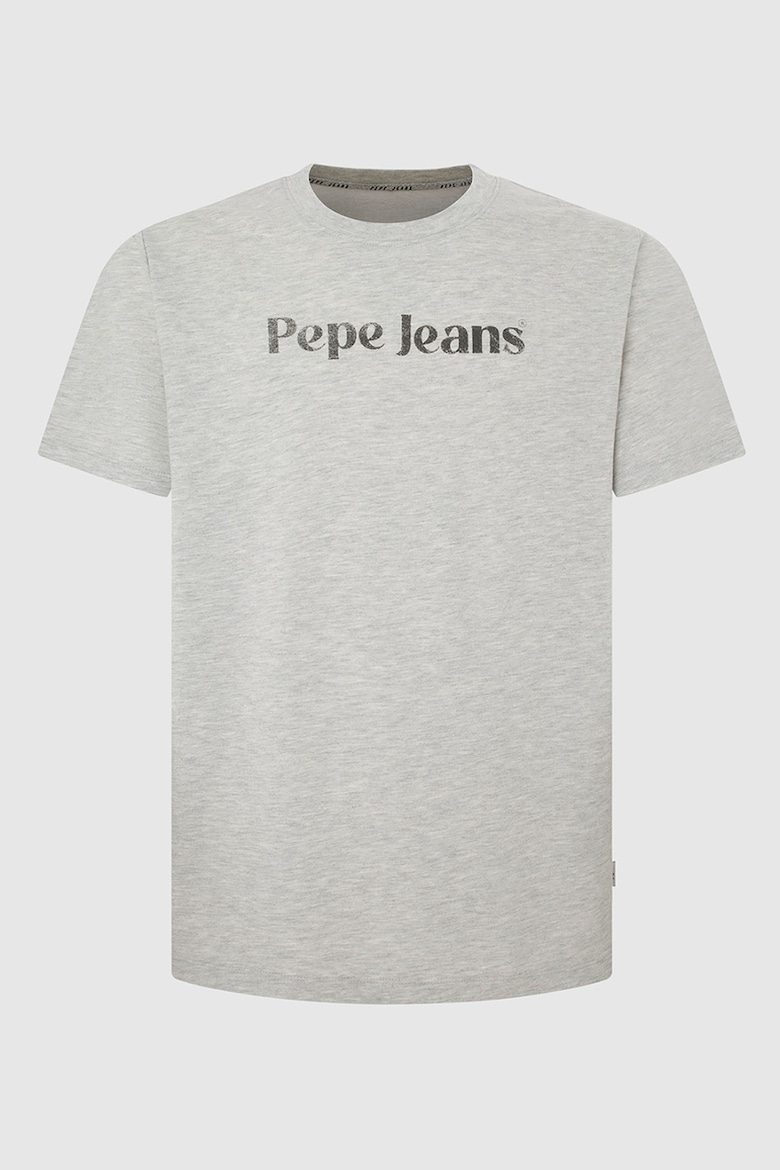 Футболка с логотипом Pepe Jeans London, серый