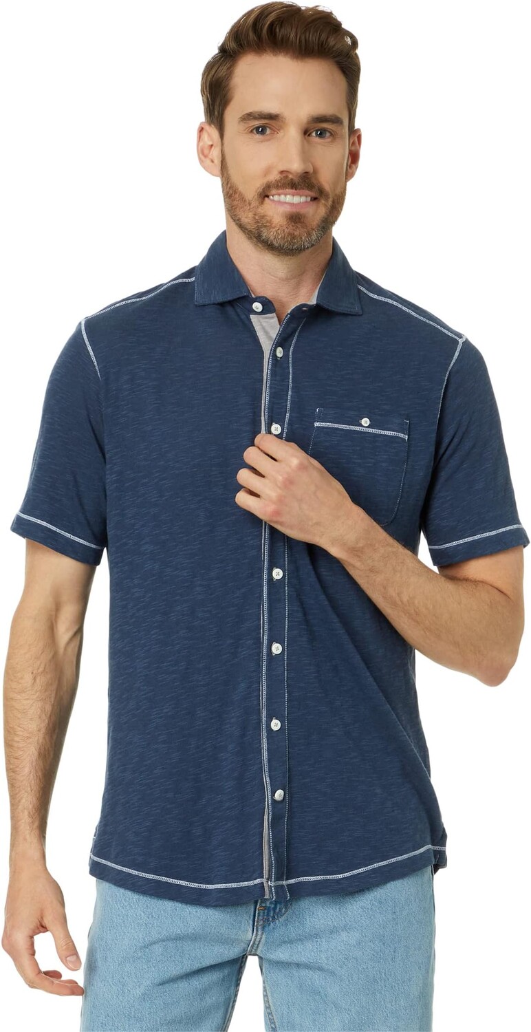 

Рубашка Houston Short Sleeve Woven johnnie-O, цвет Wake