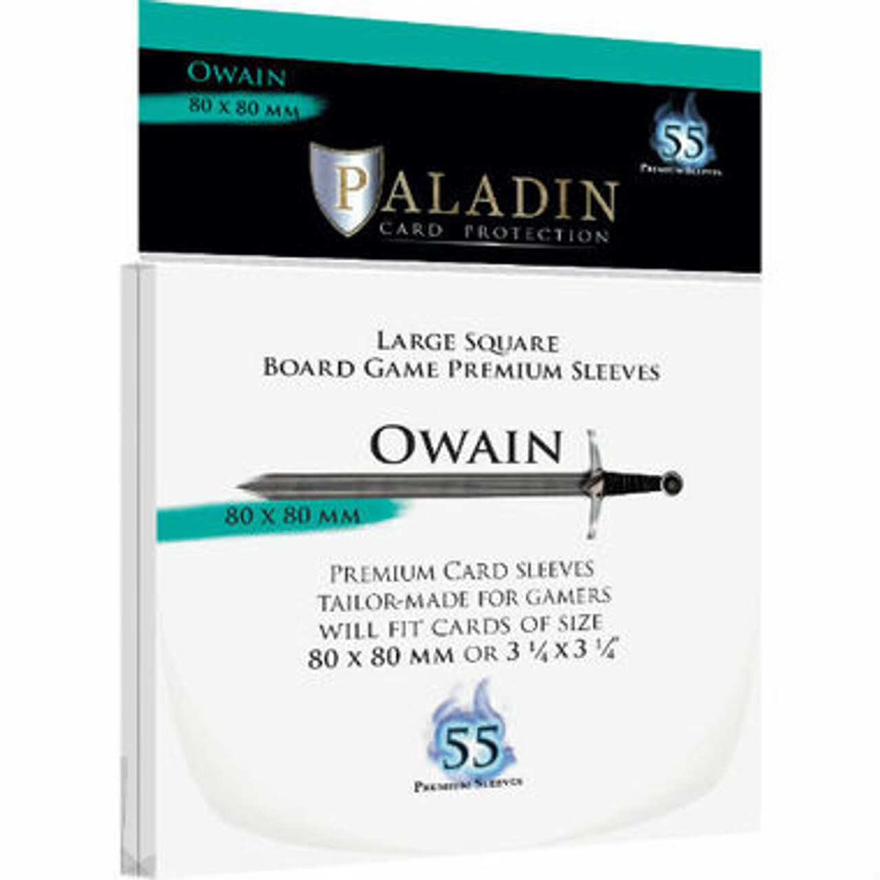 

Аксессуары Paladin Sleeves: Large Square Board Game - Owain (55ct)