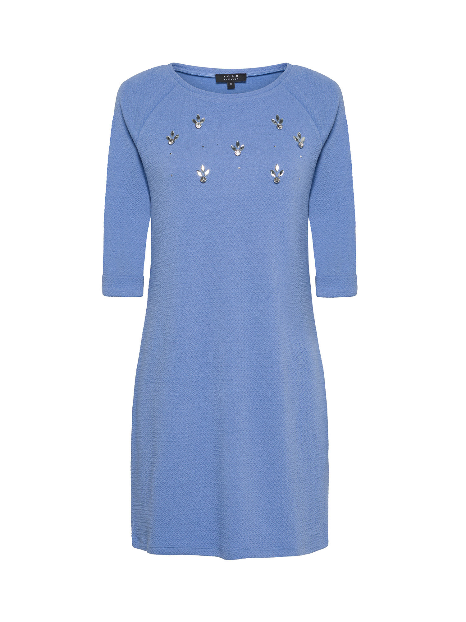 Koan Collection Платье со стразами, голубой