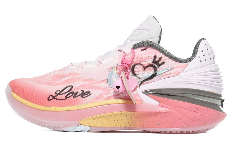 Баскетбольные кроссовки унисекс Nike Air Zoom GT Cut 2, розовый
