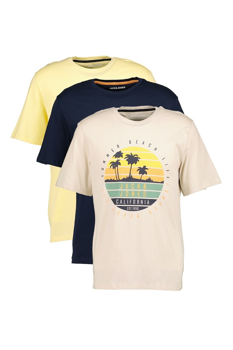 

Футболки с фигурным рисунком – 3 шт Jack & Jones, желтый