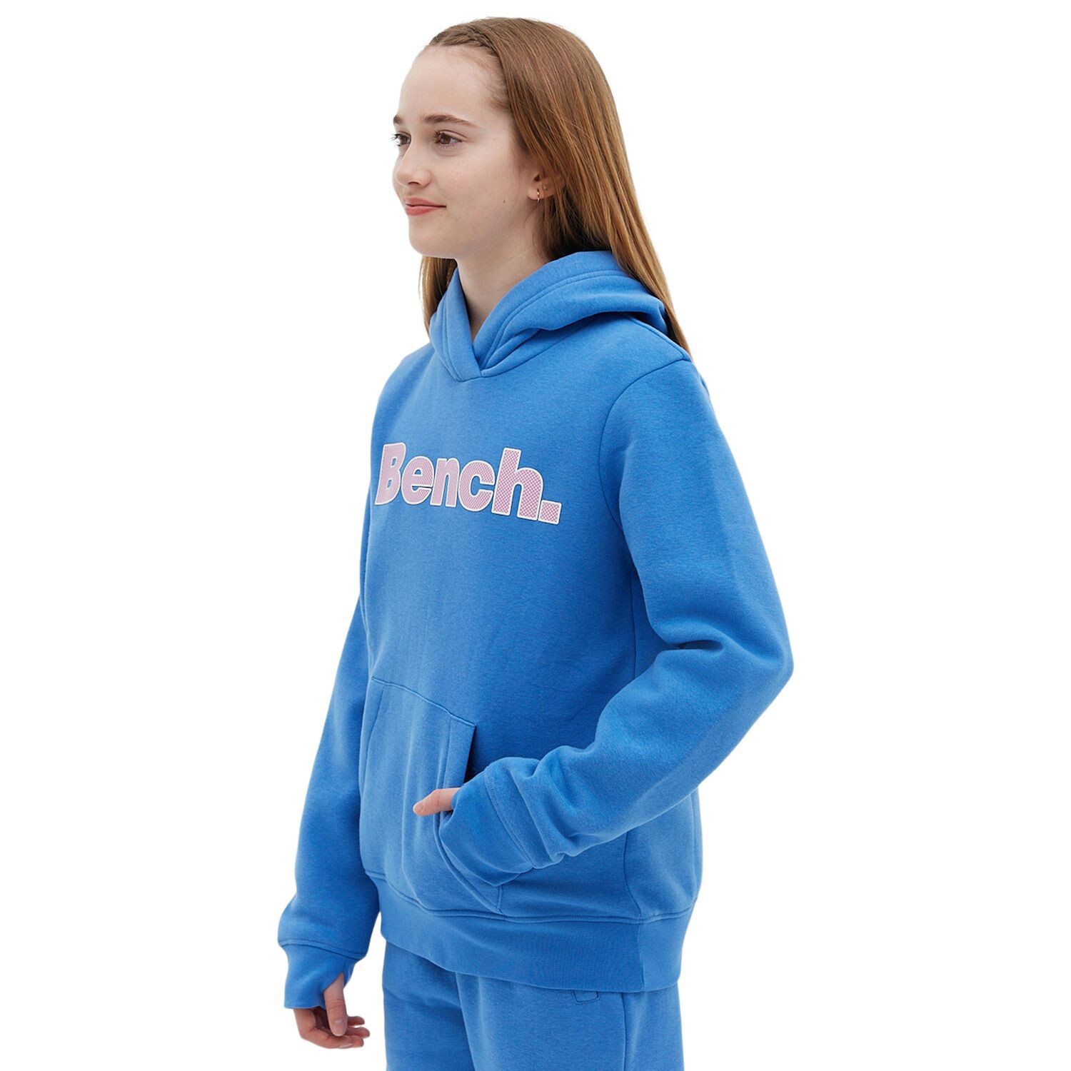 

Толстовка Bench DNA Anise для детей 7–14 лет с прорезиненным перфорированным логотипом стандартного цвета Bench DNA