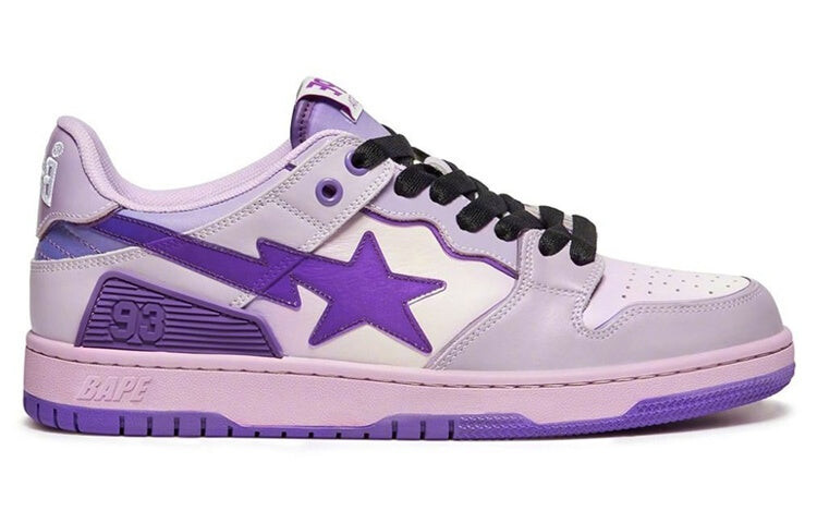 

Кроссовки A Bathing Ape Bape SK8 Sta, фиолетовый