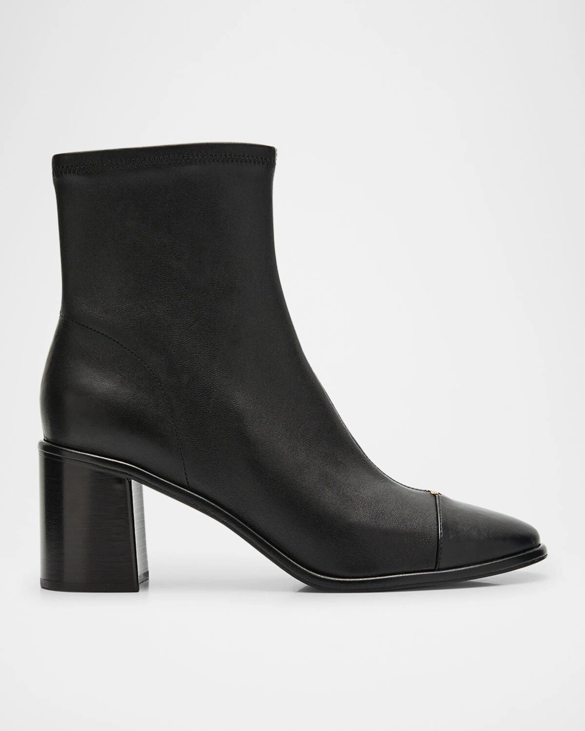 

Кожаные ботильоны с закрытым носком Tory Burch, цвет Perfect Black