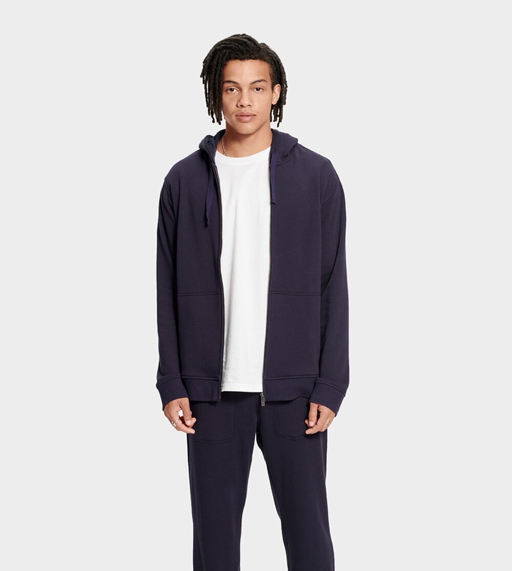 

Толстовка Gordon Zipped Hoodie UGG, синий