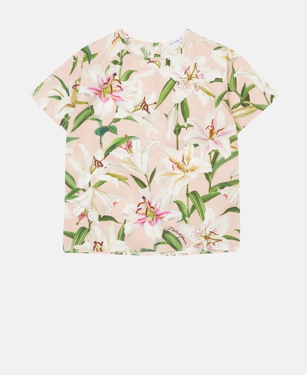 

Рубашка блузка Dolce & Gabbana, розовый
