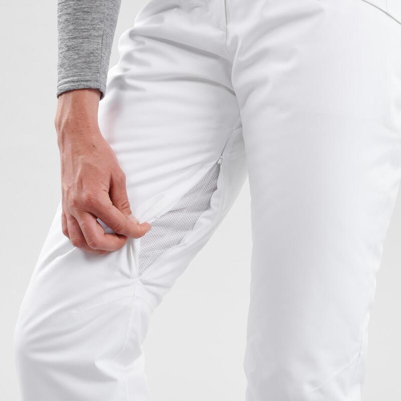 Лыжные брюки женские теплые - 580 белый WEDZE, цвет weiss